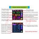 DC-DC Step Down Converter - DP50V5A Programmable Power Supply Buck Voltage Converter With Color LCD Voltmeter