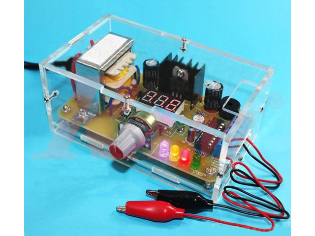 DIY Kit LM317 Adjustable Voltage Power Supply