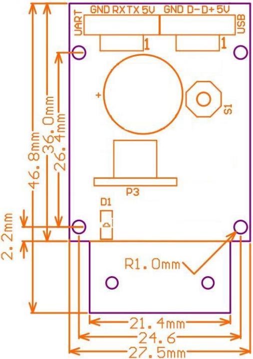GM65 QR & Barcode Scanner Module