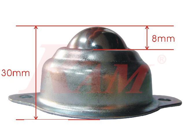 OW006 Metal Caster Wheel 30 mm - Robot Wheel (Max. load 50Kg)