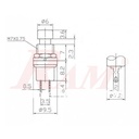 Push Button Type 1 - Red Color