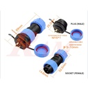 KF17-3pin IP68 Waterproof Dustproof Connector