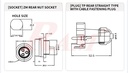 KF17-3pin IP68 Waterproof Dustproof Connector