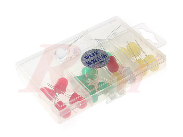 LED Pack 10mm Mixed (25 LED) + Free Storage Box