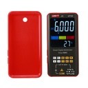 UNI-T UT122 multimeter front and back with protective holster