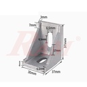 3030/3060 Aluminum Profile Accessory Corner Part Size 28x35x35 mm