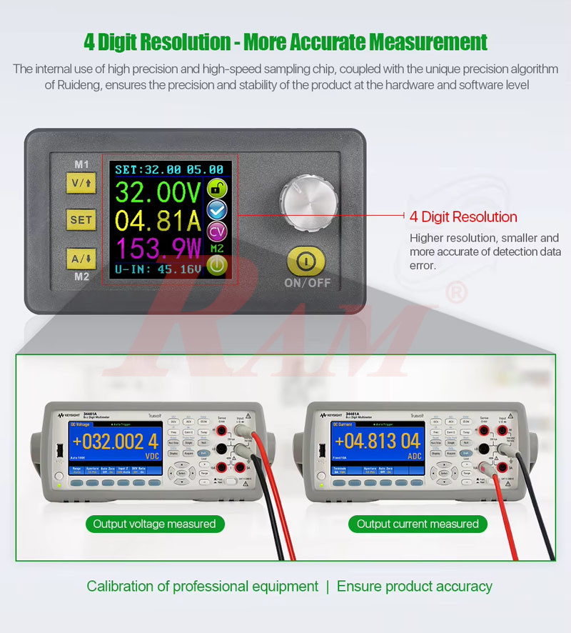 RIDEN DPS5015 Programmable Power Supply With Color LCD Voltmeter 0~50V 0~15A
