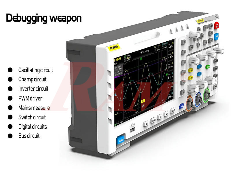 FNIRSI® 1014D 2-IN-1 Dual Channel 100MHz 1GS/s Digital Oscilloscope Signal Generator