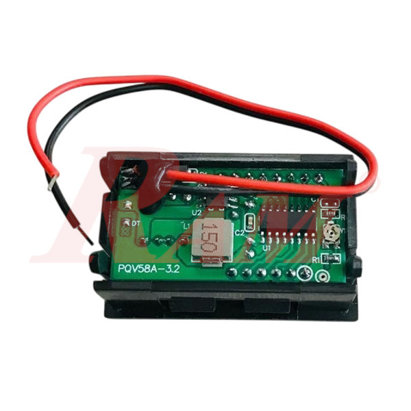 Digital Voltage And Battery Capacity Meter Panel For Lead Acid Battery 12V With Dual USB Output 5V 2A