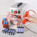 SUNKKO 709A welding pen spot-welding nickel strips onto an 18650 battery pack