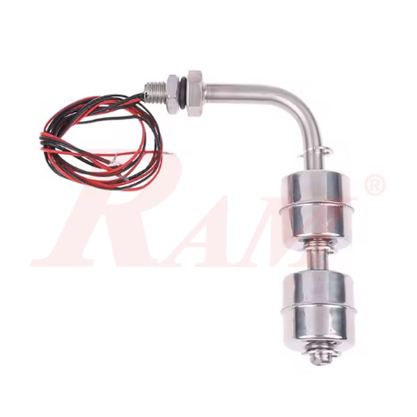 Elbow 90° L-Type Stainless Steel 100mm Double Float Tank Level Switch