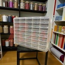 40 Clear Plastic Drawer Set