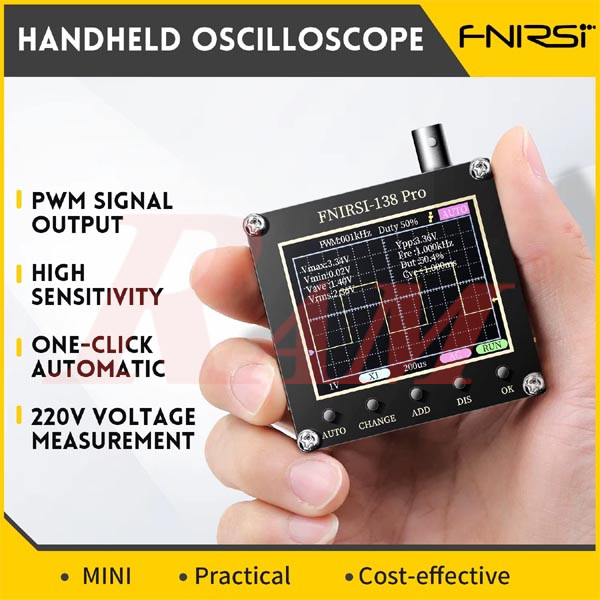 FNIRSI® DSO-138Pro Pocket Size Digital Oscilloscope Kit 200KHz