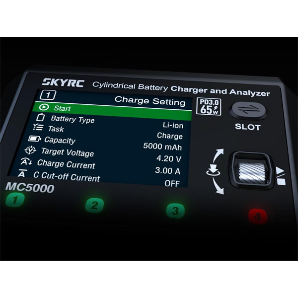 MC5000 - MAXBUSTER Cylindrical Battery Charger and Analyzer