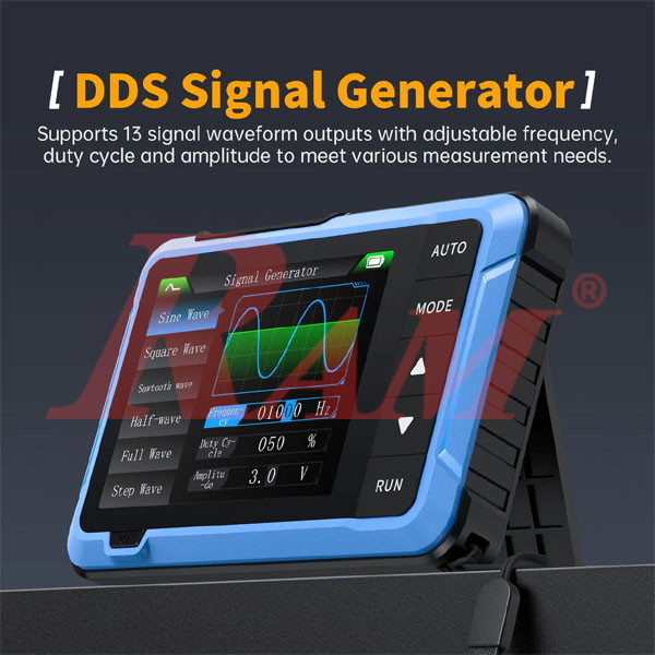 FNIRSI® DSO-510 10MHz 48MS/s Mini Handheld Digital Oscilloscope Signal Generator