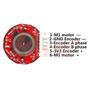 DC Geared Motor 12V 80 rpm Encoder Motor High Torque Turbo Worm - Model GW370