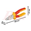 BOSCH VDE Combination Pliers 180 mm Professional  (SKU#1600A02NE1)