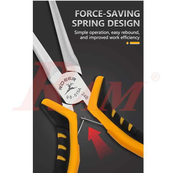 RT98-511 - 5" Pointed Long Nose Nippers Cutting Plier 125mm