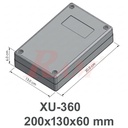 Plastic Project Box XU-360 Size 200x130x60 mm