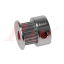 GT2 Set 5mm - 2x Bore 5mm Aluminum Pulley 20 Teeth + 2x Meters GT2 6mm Open Timing Belt
