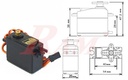 MG995 Servo Motor 180° 10 kg.cm Metal Gears