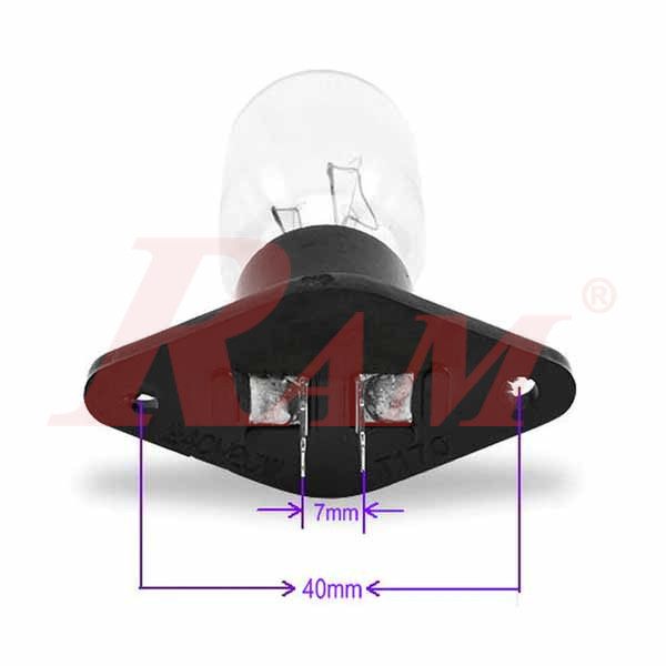 Ampoule Micro-ondes Z187 20W 250V - Blanc Chaud Universelle