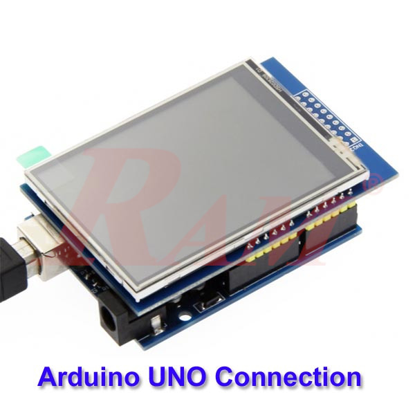 LCD TFT 2.8 inch Touch Display for Arduino UNO & Mega2560 | RAM ...