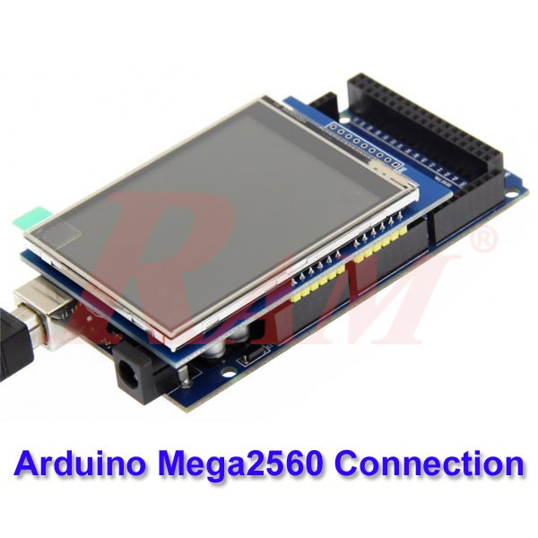 LCD TFT 2.8 inch Touch Display for Arduino UNO & Mega2560 | RAM ...