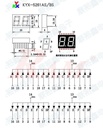 7 Segment (2x1) 0.56" Common Anode