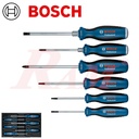 BOSCH Screwdriver Set SL/PH/PZ/TX 6 pcs Professional (SKU# 1 600 A02 CV3) طقم مفكات بوش احترافي
