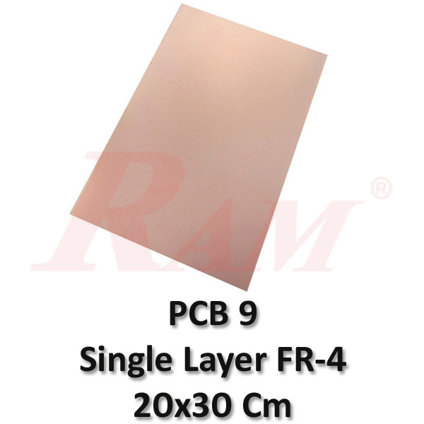 PCB FR4 Single Layer 20x30 cm2 (SKU#PCB9)