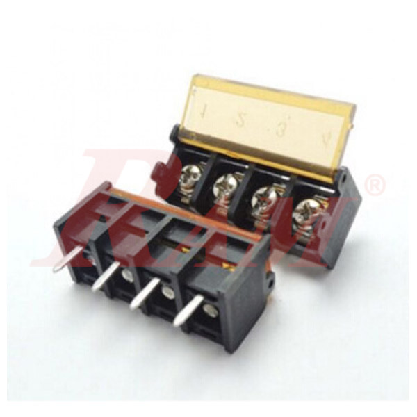 RPC4 - 4 Pin Barrier Terminal Block With Cover Pitch 9.5mm