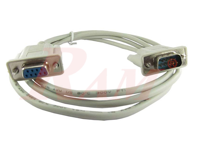 Serial Cable M/F 1.5m كابل سريال 9 طرف دكر - نتاية طول 1.5 م