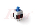 Switch On/Off PCB mounted 6pin - Self Locking