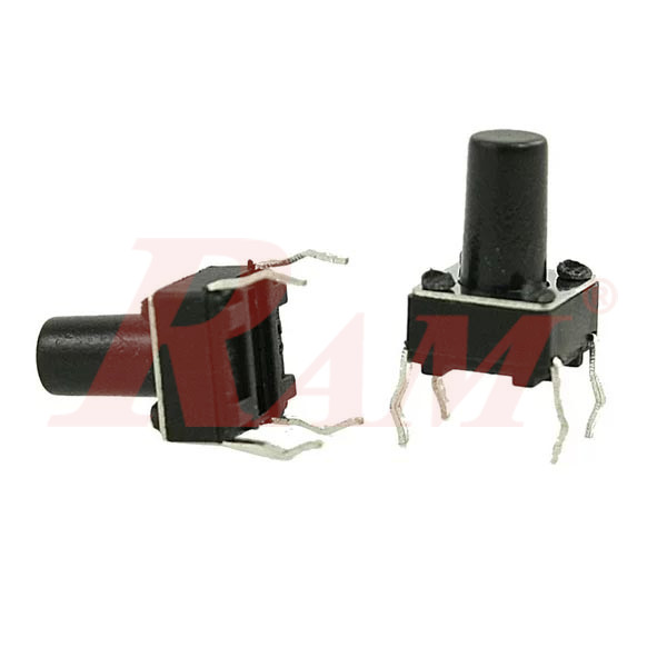 Press 4pin 6x6x9 mm Tack Switch مفتاح برس 4 طرف مقاس 6×6×9 ملم