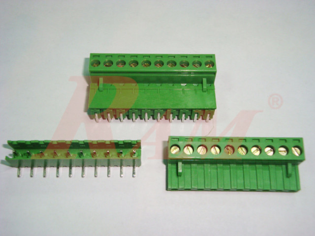 RC10 - 10 Pin Pluggable Terminal Block Pitch 5.08mm
