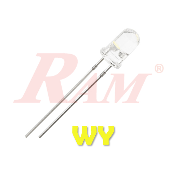 LED 5mm Super Bright Yellow Color WY