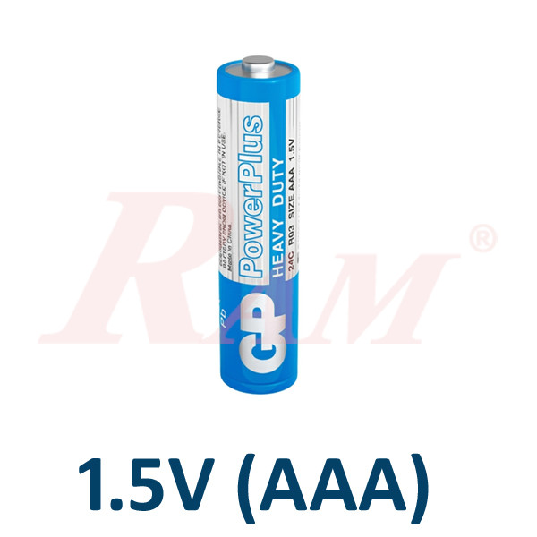Battery 1.5V AAA Size - GP حجر بطارية قلم مقاس AAA