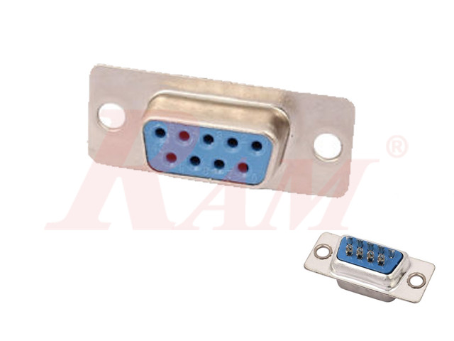 D-SUB DB9 Female Connector - Solder Type (SKU#DB2)  سوكيت DB9 لحام سلك انثى