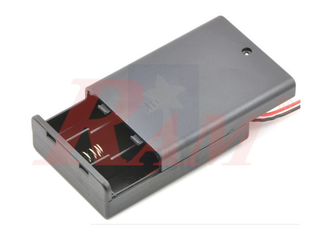 Battery Holder 3xAA + On/Off Switch جراب حامل بطارية مع مفتاح