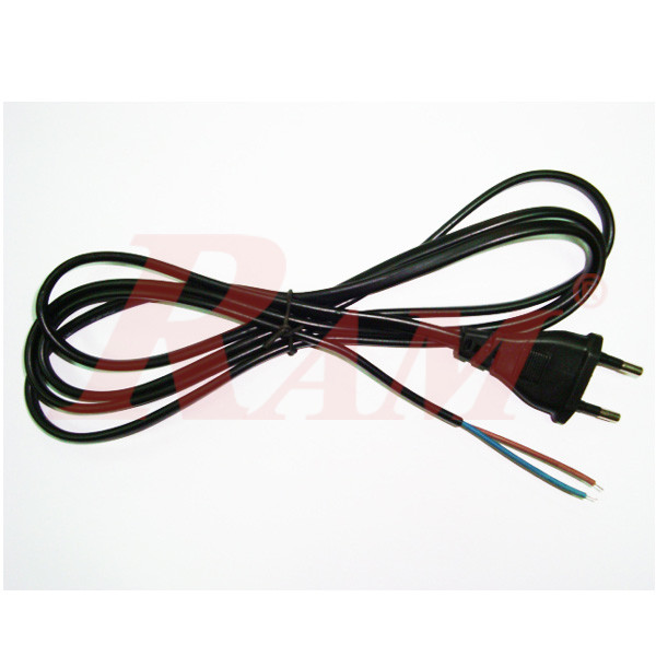 Ac Power Cord 220Vac فيشة باور بالسلك بدون نهاية 220 فولت