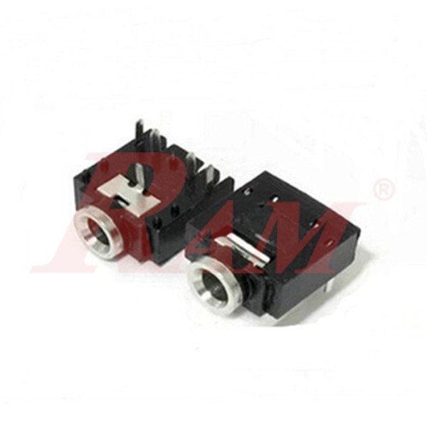 Audio Plug - 3.5mm Female Stereo PCB Mount PJ-3F07