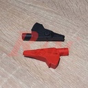 Crocodile 55mm Female Banana Plug 4mm Type (1 Piece Alligator) جاك تمساح مدخل بانانا 4مم - يباع بالقطعة