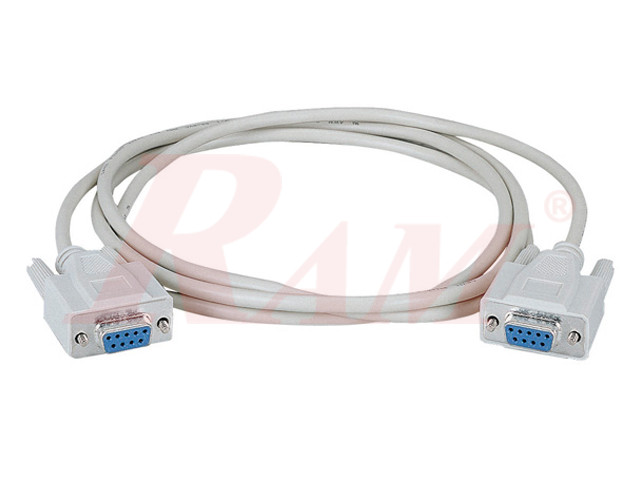 Serial Cable F/F 1.5m كابل سريال 9 طرف نتاية - نتاية طول 1.5 م