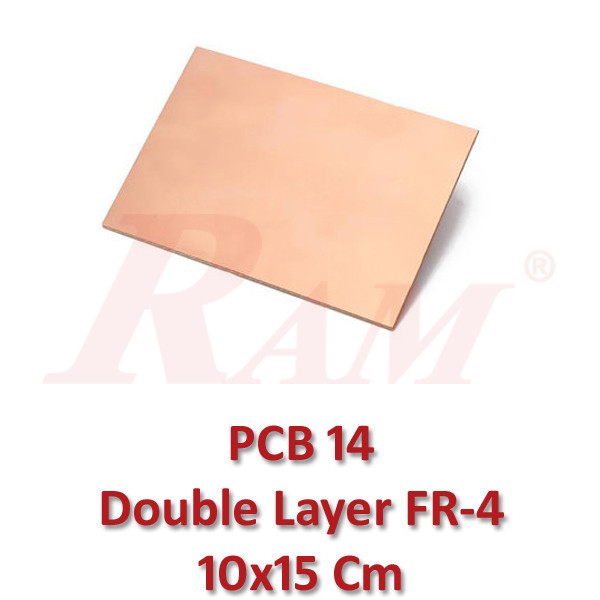 PCB FR4 Double Layer 10x15 cm2 (SKU#PCB14)