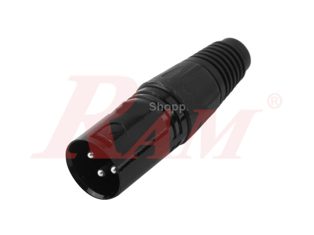 XLR 3pin Male Plug (AD62) سوكت مايك ذكر
