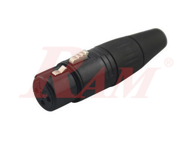 XLR 3pin Female Plug (AD63) سوكت مايك انثى
