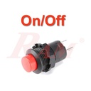 Switch On/Off DS-425 Red - Self Locking