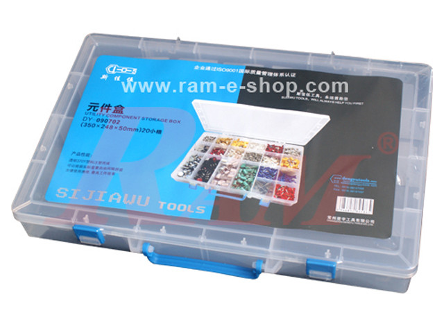 Plastic Fliptop Boxes Large Size with Hang & Hand DY090702 Component Box