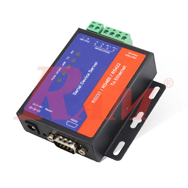 محول بيانات داتا من RS232/RS485/RS422 الى اتصال شبكي Ethernet TCP/IP